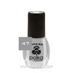 Vipera jasny szary lakier do paznokci Polka 47