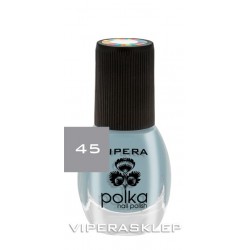 Vipera szaro niebieski lakier do paznokci Polka 45
