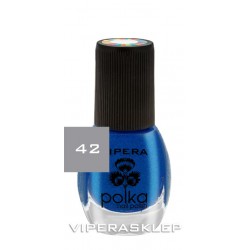 Vipera niebieski perłowy lakier do paznokci Polka 42