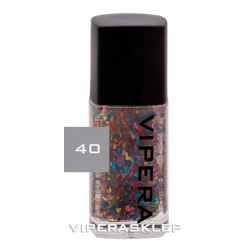 Vipera Top Coat z kolorowymi drobinkami Roulette 40