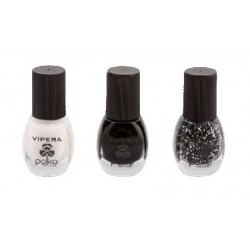 Vipera profesjonalny zestaw do Manicure Black & White 03