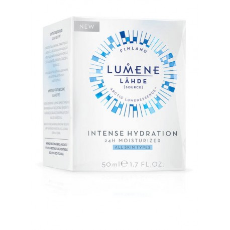 Lumene Lahde Nawadniający krem do każdego typu cery Intense Hydration 24H Moisturizer kartonik