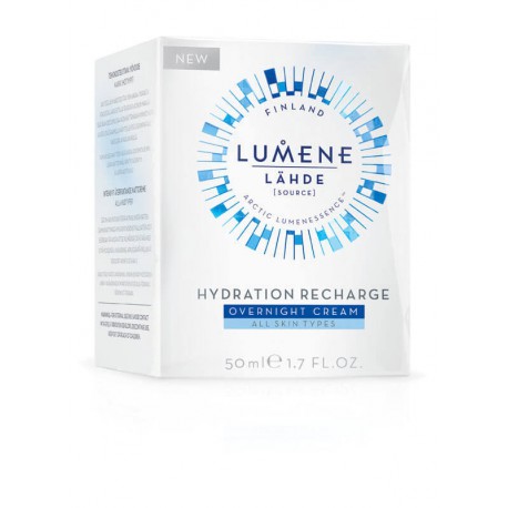 Lumene Lahde Nawadniający krem na noc Hydration Recharge Overnight Cream kartonik