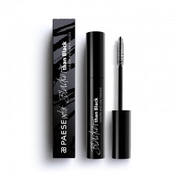 Paese czarny Tusz do rzęs Blacker than black volume and care mascara