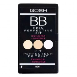 Gosh BB Skin Perfecting Kit Paleta do Konturowania Korektor plus Rozświetlacz 01 Lihgt