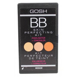 Gosh BB Skin Perfecting Kit Paleta do Konturowania Korektor plus Rozświetlacz 02 Medium 2