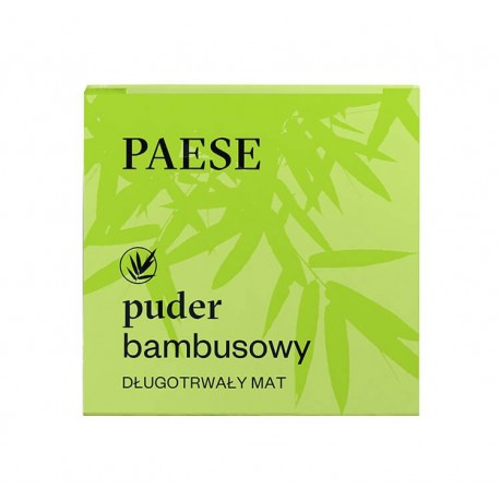 Paese sypki puder bambusowy transparentny kartonik