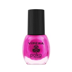 Vipera Różowy Bezperłowy Lakier do Paznokci Polka 121