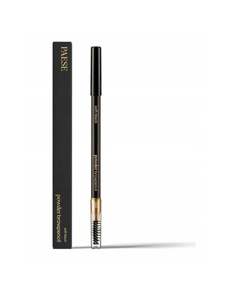 Paese pudrowa kredka do brwi browpencil Soft Black