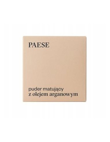Paese puder prasowany matujący z olejem arganowym 03