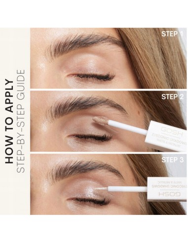 GOSH EYECONIC Cienie w kremie z aplikatorem Matte & Metallic 004 Classy