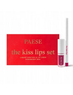 PAESE THE KISS LIPS zestaw pomadka i konturówka do ust 05 Raspberry Red