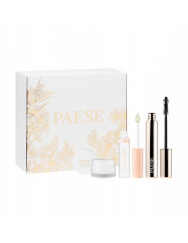 PAESE zestaw Perfect Set tusz 10ml + baza pod makijaż 30ml + błyszczyk 7.5