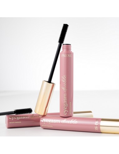 PAESE Eyegasm Double Serum Mascara Tusz Do Rzęs z Serum 2w1 Czarny 9ml