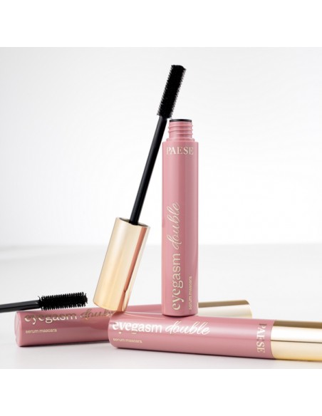 PAESE Eyegasm Double Serum Mascara Tusz Do Rzęs z Serum 2w1 Czarny 9ml