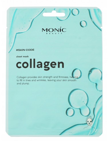 MONIC BEAUTY Maseczka w płacie ujędrniająco-nawilżająca Collagen 25 ml