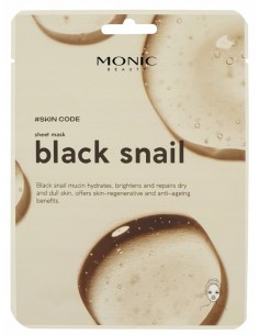 MONIC BEAUTY Maseczka w płacie Black Snail ze śluzu ślimaka 25 ml
