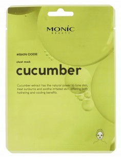 MONIC BEAUTY Maseczka w płacie Cucumber z ekstraktem ogórka 25 ml