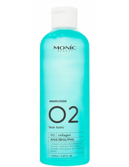 MONIC BEAUTY Tonik do twarzy 02. Collagen AHA/BHA/PHA 250 ml