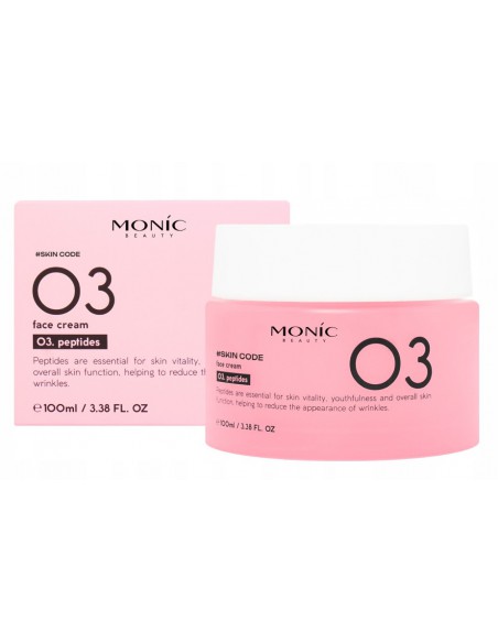 MONIC BEAUTY Krem ujędrniający do twarzy Skin Code 03 Peptides dzień i noc 100 ml