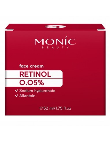 MONIC BEAUTY Krem przeciwstarzeniowy do twarzy Retinol dzień i noc 52 ml
