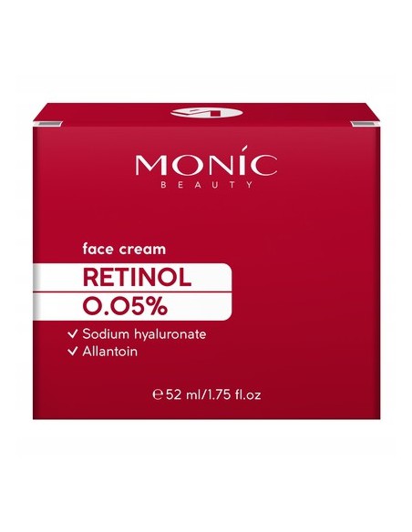 MONIC BEAUTY Krem przeciwstarzeniowy do twarzy Retinol dzień i noc 52 ml