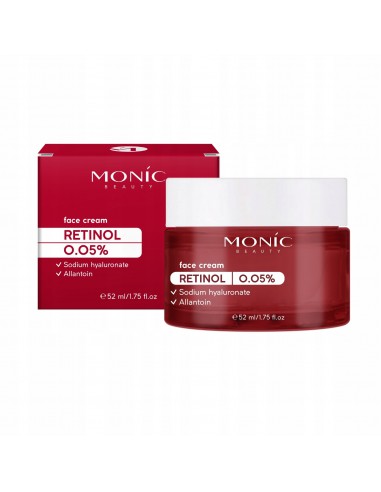 MONIC BEAUTY Krem przeciwstarzeniowy do twarzy Retinol dzień i noc 52 ml