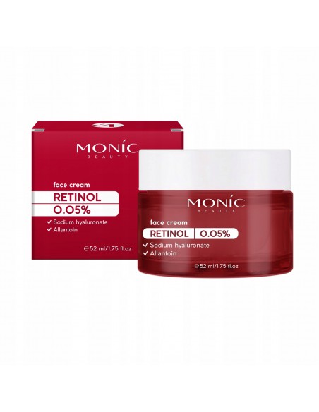 MONIC BEAUTY Krem przeciwstarzeniowy do twarzy Retinol dzień i noc 52 ml