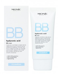 MONIC BEAUTY Krem BB z kwasem hialuronowym 02 Medium 50 ml