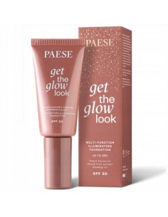 PAESE Get The Glow Look podkład rozświetlający SPF20 1N Light Beige 30ml