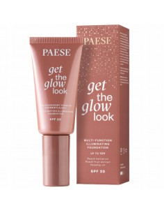 PAESE Get The Glow Look podkład rozświetlający SPF20 1N Light Beige 30ml 2