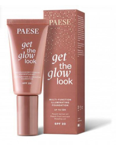 PAESE Get The Glow Look Podkład rozświetlający SPF20 0N Neutral Beige 30ml