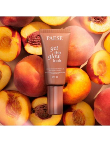 PAESE Get The Glow Look Podkład rozświetlający SPF20 0N Neutral Beige 30ml