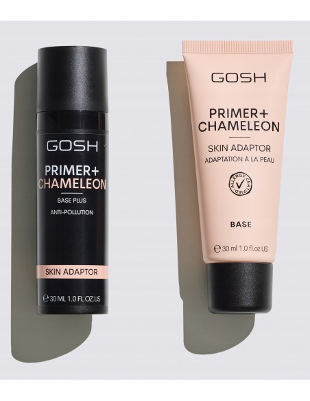 Gosh Baza pod makijaż adaptująca się do koloru skóry PRIMER PLUS + BASE Skin Adaptor 005 Chameleon
