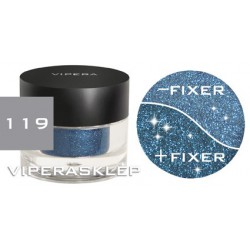 Vipera Granatowy z niebieskimi drobinkami Sypki Brokatowy Cień do oczu Galaxy 119