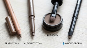 Rodzaje kredek do brwi – tradycyjna, automatyczna, pudrowa, wodoodporna